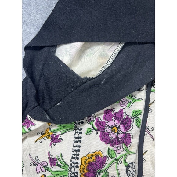 Tiny Cara Wrap Top Size Small Anthropologie Floral Mixed Media - Picture 10 of 11